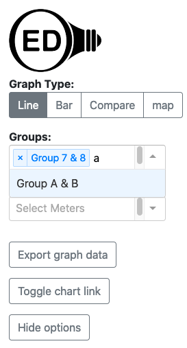 meter dropdown