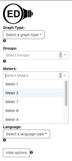 meter dropdown