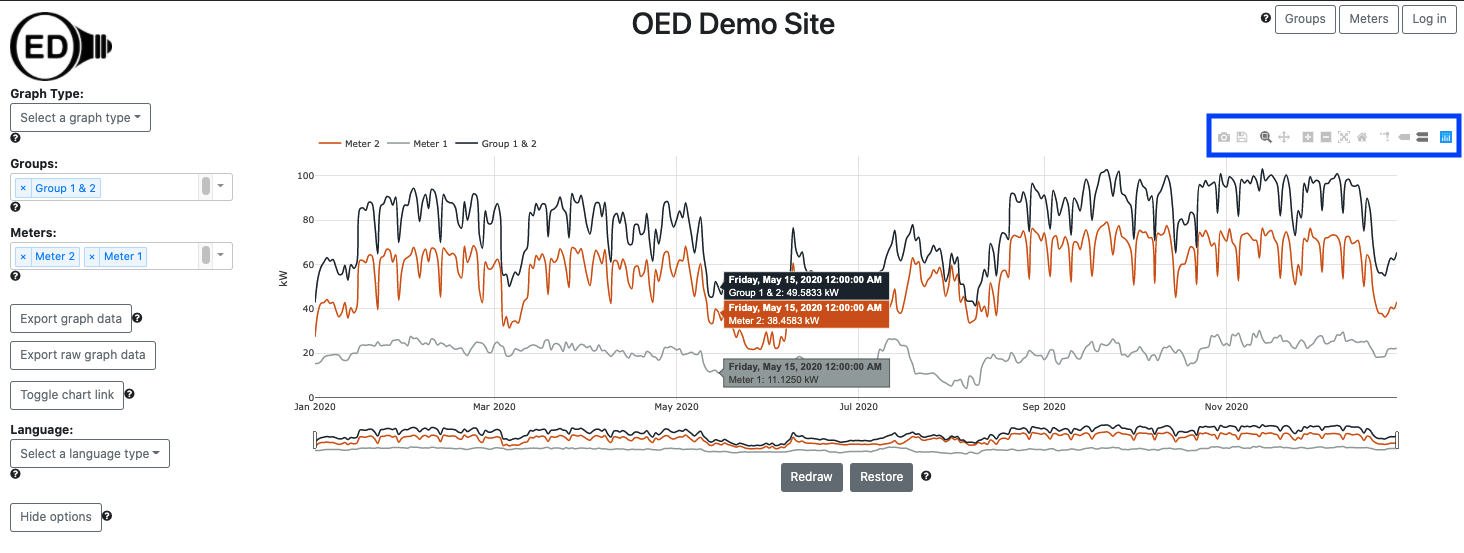 Plotly controls