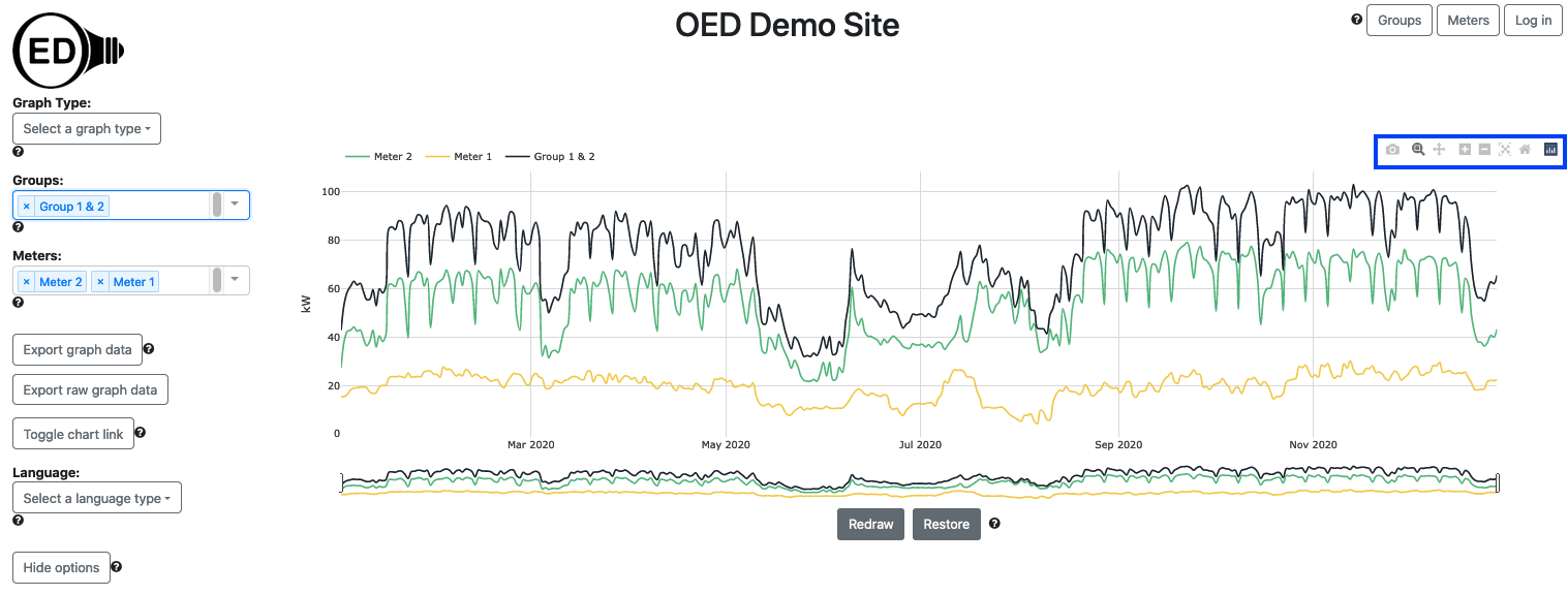 Plotly controls